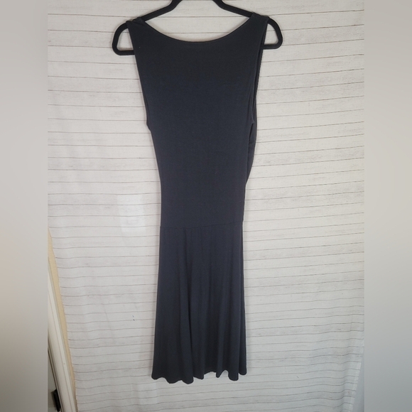 CAbi After Five Faux Wrap Dress in Black, sz Medium - Picture 7 of 13